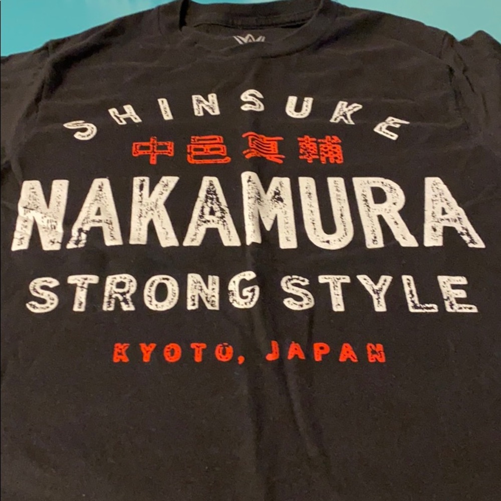 Shinsuke Nakamura WWE Wrestling Tee. Black Small